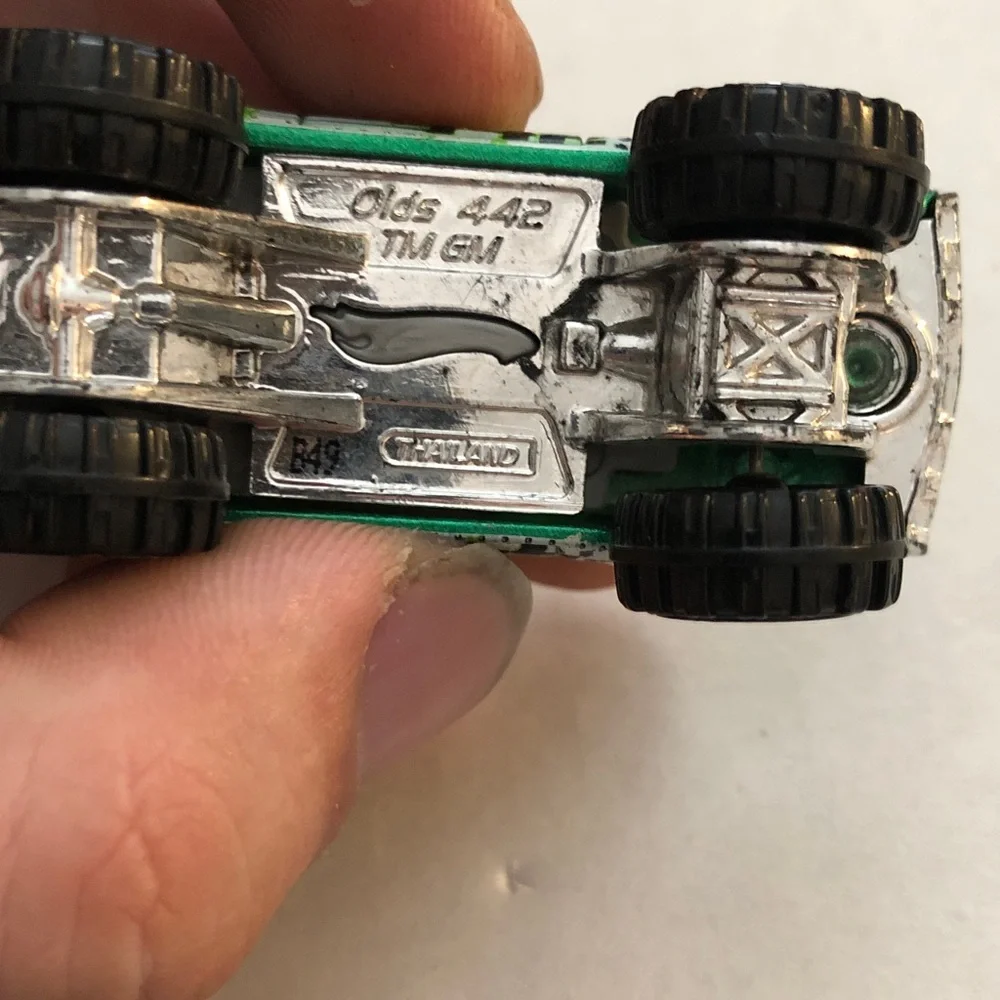Green Olds 442 Hot Wheels
